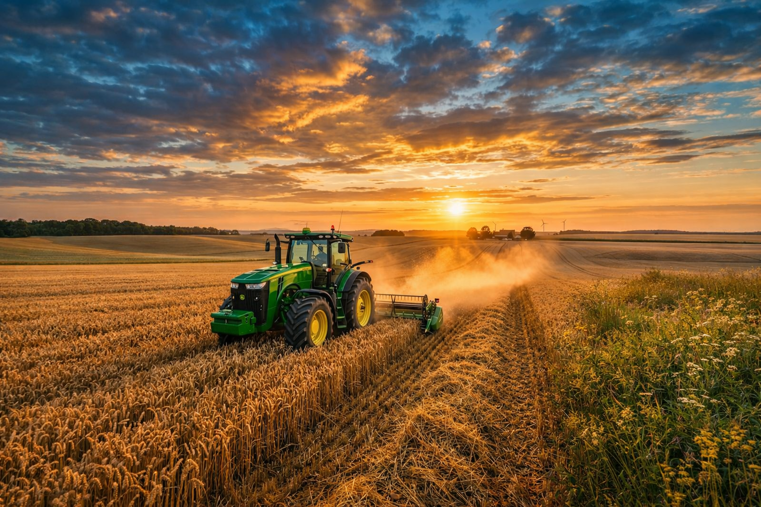 טרקטור בשדה